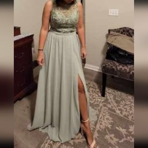 Sage green Bridesmaid dress